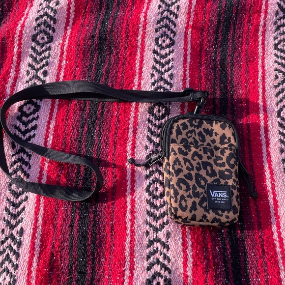 Vans Handbags - Vans Leopard Print Tiny Crossbody Bag